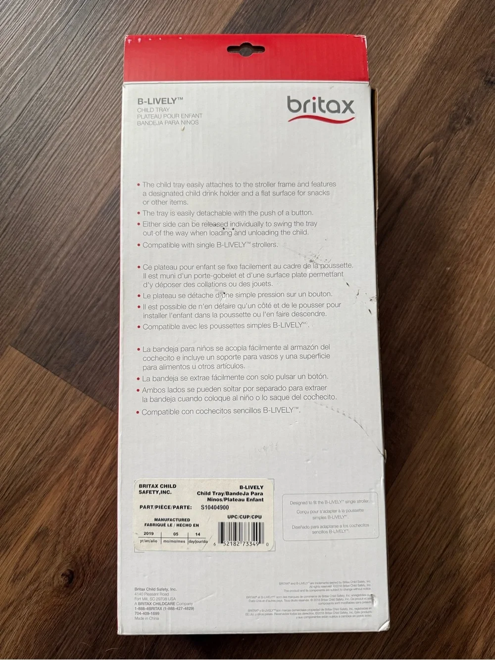 Britax B-Lively Child Tray